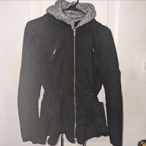 Black and grey hoodie